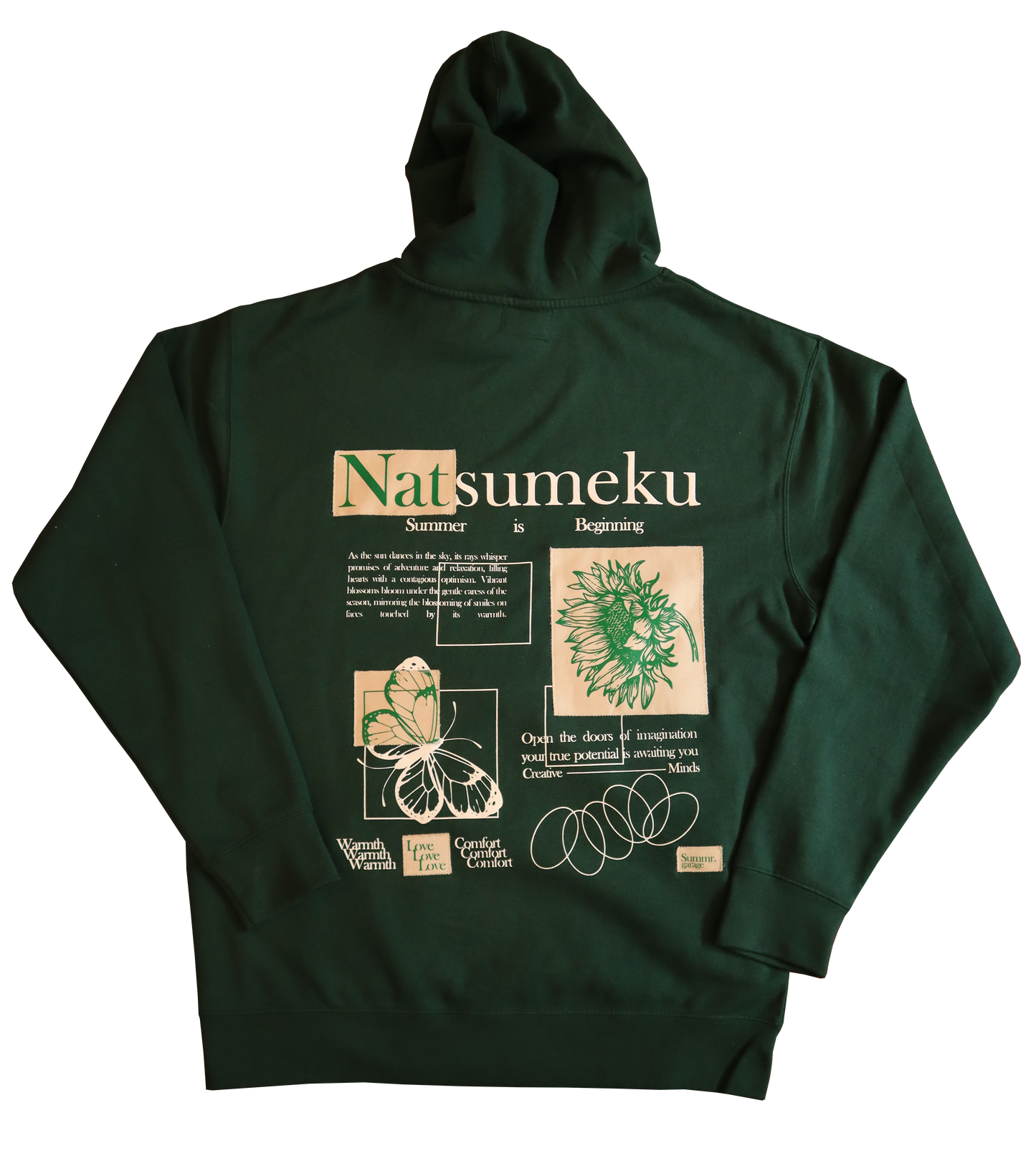 Natsumeku Hoodie (Forest Green)